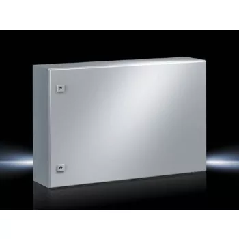   Rittal AE 1055.500 fém szekrény, teli ajtóval, 600x800x300, IP66, szerelőlappal (Rittal 1055500)