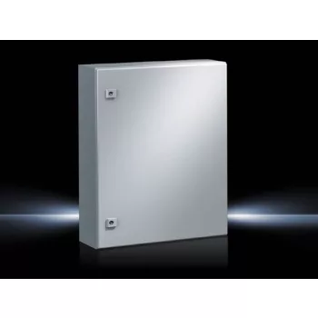   Rittal AE 1057.500 fém szekrény, teli ajtóval, 700x500x250, IP66, szerelőlappal (Rittal 1057500)