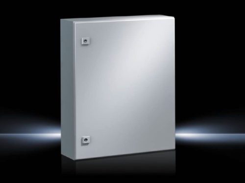 Rittal AE 1057.500 fém szekrény, teli ajtóval, 700x500x250, IP66, szerelőlappal (Rittal 1057500)