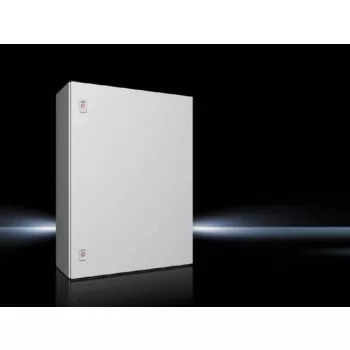   Rittal AX 1058.000 fém szekrény, teli ajtóval, 800x600x250, IP66, szerelőlappal (Rittal 1058000)