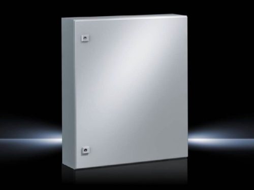 Rittal AE 1058.500 fém szekrény, teli ajtóval, 800x600x250, IP66, szerelőlappal (Rittal 1058500)