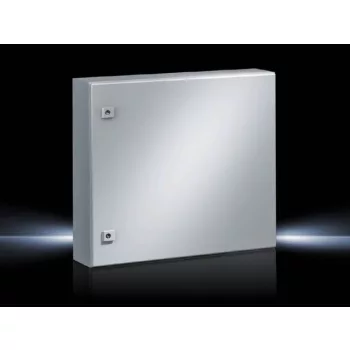   Rittal AE 1060.500 fém szekrény, teli ajtóval, 600x600x210, IP66, szerelőlappal (Rittal 1060500)