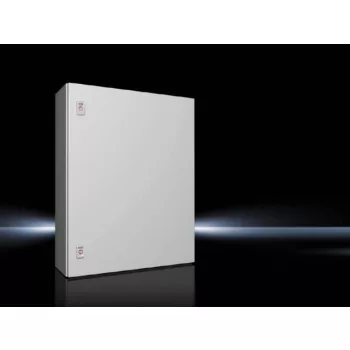   Rittal AX 1076.000 fém szekrény, teli ajtóval, 760x600x210, IP66, szerelőlappal (Rittal 1076000)