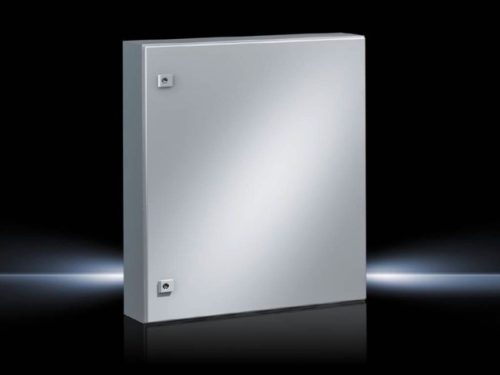 Rittal AE 1376.500 fém szekrény, teli ajtóval, 760x600x350, IP66, szerelőlappal (Rittal 1376500)