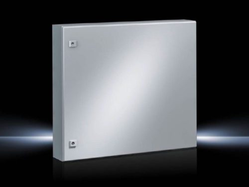 Rittal AE 1073.500 fém szekrény, teli ajtóval, 760x760x300, IP66, szerelőlappal (Rittal 1073500)