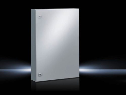 Rittal AE 1090.500 fém szekrény, teli ajtóval, 1000x600x250, IP66, szerelőlappal (Rittal 1090500)