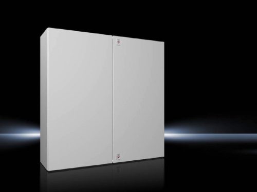 Rittal AX 1110.000 fém szekrény, teli ajtóval, 1000x1000x300, IP55, szerelőlappal, 2 ajtós (Rittal 1110000)