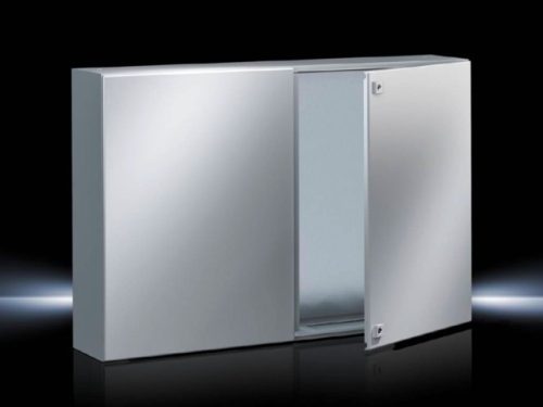 Rittal AE 1130.500 fém szekrény, teli ajtóval, 760x1000x300, IP55, szerelőlappal (Rittal 1130500)