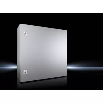   Rittal AX 1304.000 rozsdamentes acél AISI 316L szekrény, teli ajtóval, 600x600x210, IP66, szerelőlappal (Rittal 1304000)