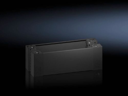 Rittal AX 2820.062 fém lábazat elülső és hátsó panelek, 200mm magás, 600mm széles szekrényekhez, fekete RAL9005 (Rittal 2820062)