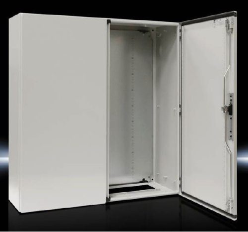 Rittal CM kompakt 5118.500 fém szekrény, teli ajtóval, 1000x1000x300, IP55, szerelőlappal, 2 ajtós (Rittal 5118500)