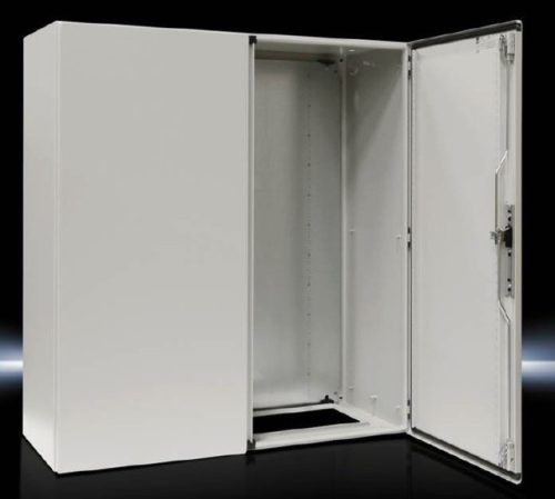 Rittal CM kompakt 5123.500 fém szekrény, teli ajtóval, 1200x1200x400, IP55, szerelőlappal, 2 ajtós (Rittal 5123500)