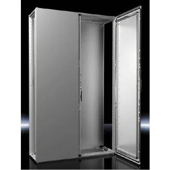   Rittal VX25 8215.000 Álló fém szekrény, teli ajtóval, 2 ajtós, 1200x1200x500, IP55, szerelőlappal, sorolható (Rittal 8215000)