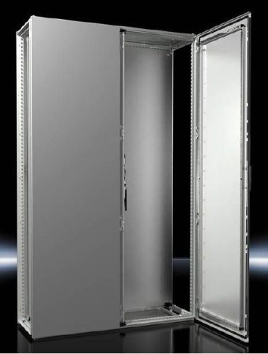 Rittal VX25 8215.000 Álló fém szekrény, teli ajtóval, 2 ajtós, 1200x1200x500, IP55, szerelőlappal, sorolható (Rittal 8215000)
