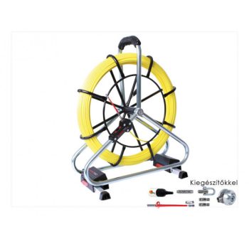   RUNPOTEC 100590 Üvegszál műanyag burkolattal berudaló profi Set 40 méter, üvegszál átmérő 6mm, ( RUNPOTEC 100590 )