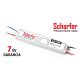 SCHARFER SCH-18-12 LED tápegység 1 fázisú, 18W, 12V DC kimenettel, 1,5A, 185...250 V AC, 50/60 Hz