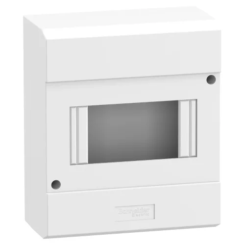 Schneider Micro Pragma 10207 kiselosztó, falon kívüli, 6 modul, átlátszó fedlappal