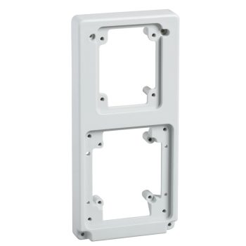   Schneider 13142 Kaedra Nyílás adapter (csavarozható) 2 nyílással 65 x 85 mm-es és 90 x 100 mm-es.