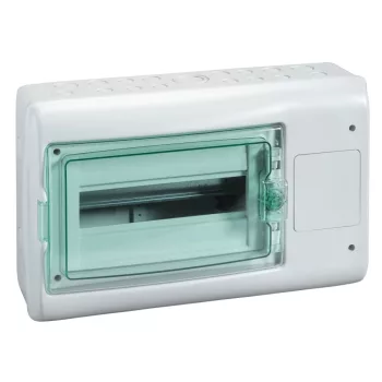 Schneider Mureva Kaedra 13438 illesztődobozos kiselosztó, átlátszó ajtó, falon kívüli, 1x12 modul+1 nyílás, IP65