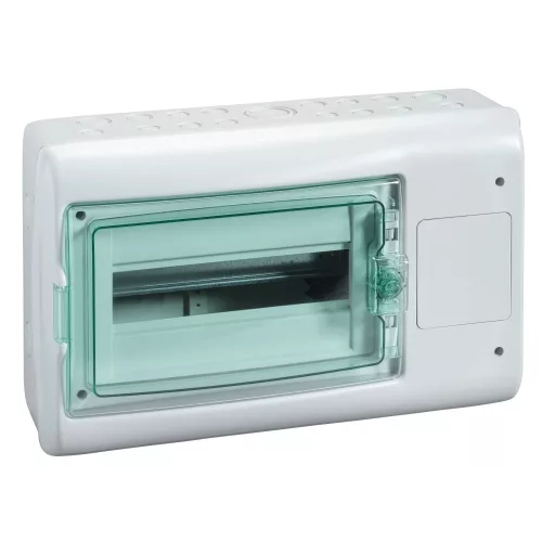 Schneider Mureva Kaedra 13438 illesztődobozos kiselosztó, átlátszó ajtó, falon kívüli, 1x12 modul+1 nyílás, IP65