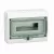 Schneider Mureva Kaedra 13444 mini elosztó, átlátszó ajtó, falon kívüli, 1x12 modul, IP65