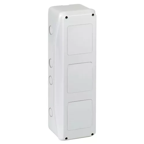 Schneider Mureva Kaedra 13993 illesztődoboz, 3 szerelvénynyílás, IP65