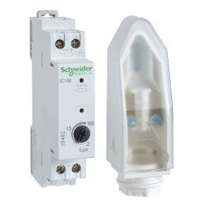 Schneider Electric, Acti9, 15482, alkonykapcsoló IC100, 2..100 Lux, 16A, 1 kimenet, fali érzékelővel, Acti9 (Schneider 15482) Schneider Electric, Acti9, 15482, alkonykapcsoló IC100, 2..100 Lux, 16A, 1 kimenet, fali érzékelővel, Acti9 (Schneider 15482)