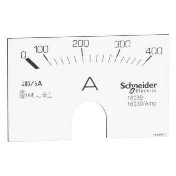   Schneider Electric 16039 Számlap rend.sz.: 16030 alapműszerhez, 400A