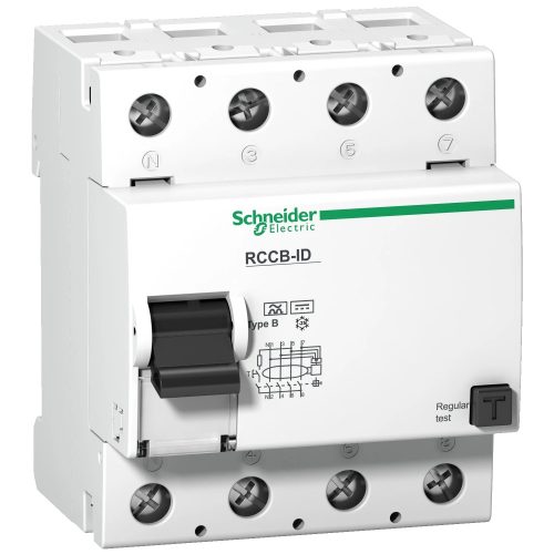 Schneider 16765 RCCB-ID B áram-védőkapcsoló, B osztály, 4P, 125A, 300mA-S
