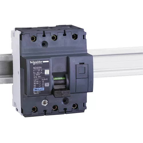 Schneider Acti9 NG125N 18669 kismegszakító 3P D görbe 80A 25 kA DIN sínre