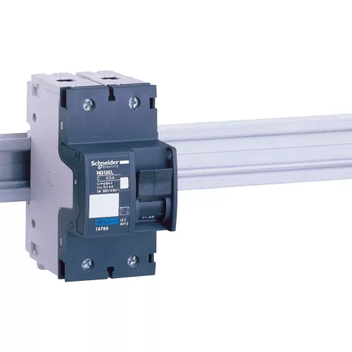 Schneider Acti9 NG125L 18846 kismegszakító 2P D görbe 63A 50 kA DIN sínre