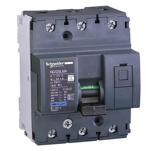 Schneider Acti9 NG125L 18886 pillanatkioldású kismegszakító 3P MA 63A 50 kA