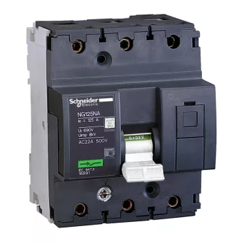   Schneider Electric, 18889, moduláris terheléskapcsoló 3 63A 500V AC, Acti9 NG125NA (Schneider 18889)