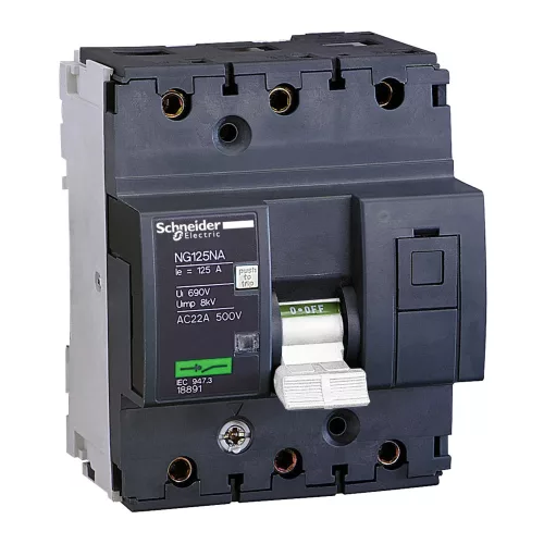 Schneider Electric Acti9 NG125NA terheléskapcsoló 3P 80 A 18890