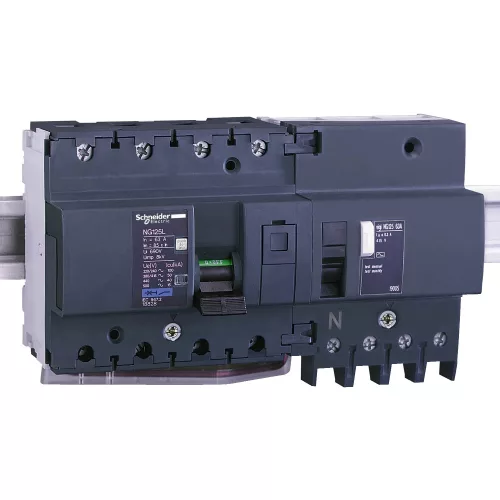 Schneider Electric Acti9 Vigi NG125 áram-védőkioldó, 4P, 63 A, 300 mA, AC osztály, 230…500 V (19005)