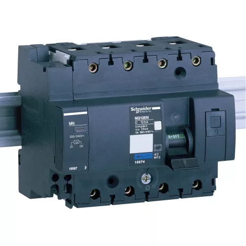 Schneider Electric Acti9 NG125 MN nullfeszültség kioldó, 220…240 V AC – 19067