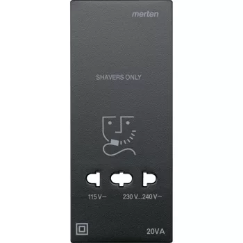   Schneider Electric Merten 213514 fedlap borotva aljzathoz  antracit - System-M (M-Plan / M-Pure / M-Smart)