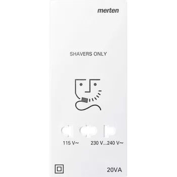   Schneider Electric Merten 213519 fedlap borotva aljzathoz  mattfehér - System-M (M-Plan / M-Pure / M-Smart)