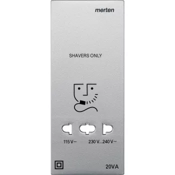   Schneider Electric Merten 213560 fedlap borotva aljzathoz  alumínium - System-M (M-Plan / M-Pure / M-Smart)