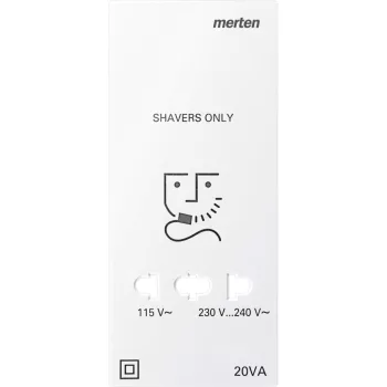   Schneider Electric Merten 213619 fedlap borotva aljzathoz  polárfehér - System-M (M-Plan / M-Pure / M-Smart)