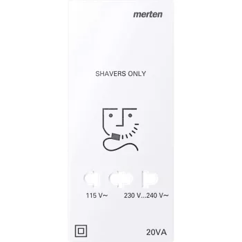   Schneider Electric Merten 213625 fedlap borotva aljzathoz  aktívfehér - System-M (M-Plan / M-Pure / M-Smart)