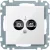 Schneider Electric Merten 290419 EPH aljzat polárfehér, keret nélkül - System-M (M-Plan / M-Pure / M-Smart)