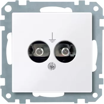   Schneider Electric Merten 290425 EPH aljzat aktívfehér, keret nélkül - System-M (M-Plan / M-Pure / M-Smart)