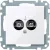 Schneider Electric Merten 290425 EPH aljzat aktívfehér, keret nélkül - System-M (M-Plan / M-Pure / M-Smart)
