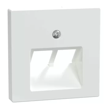 Schneider Electric Merten 296125 Fedlap, 2xRJ45 aljzathoz, döntött, System-M, aktívfehér