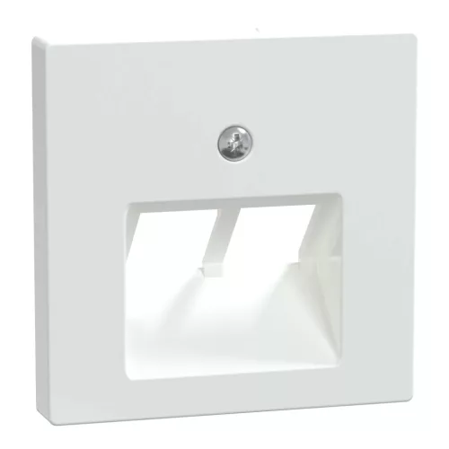 Schneider Electric Merten 296125 Fedlap, 2xRJ45 aljzathoz, döntött, System-M, aktívfehér