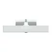 Schneider Electric Merten 296125 Fedlap, 2xRJ45 aljzathoz, döntött, System-M, aktívfehér