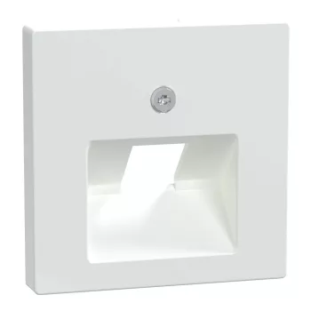   Schneider Electric Merten 296225 fedlap, döntött kivitelű 1xRJ45 aljzathoz, feliratozható  aktívfehér - System-M (M-Plan / M-Pure / M-Smart)