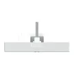 Schneider Electric Merten 296225 Fedlap, 1xRJ45 aljzathoz, döntött, System-M, aktívfehér