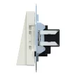 Schneider Electric Merten 296319 kábelkivezető polárfehér, keret nélkül - System-M (M-Plan / M-Pure / M-Smart)